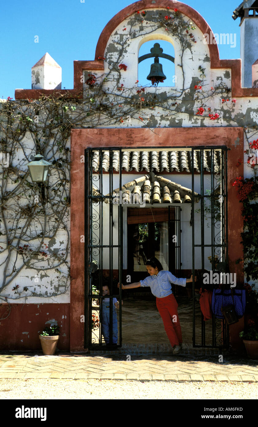 Das Domecq Anwesen in der Provinz Cadiz Stockfoto