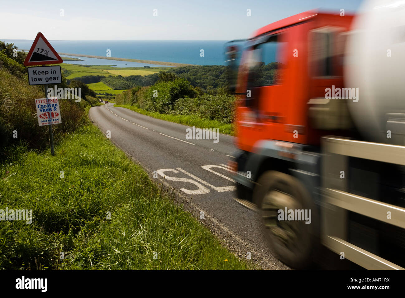 Verkehr, Dorset, England, Großbritannien Stockfoto