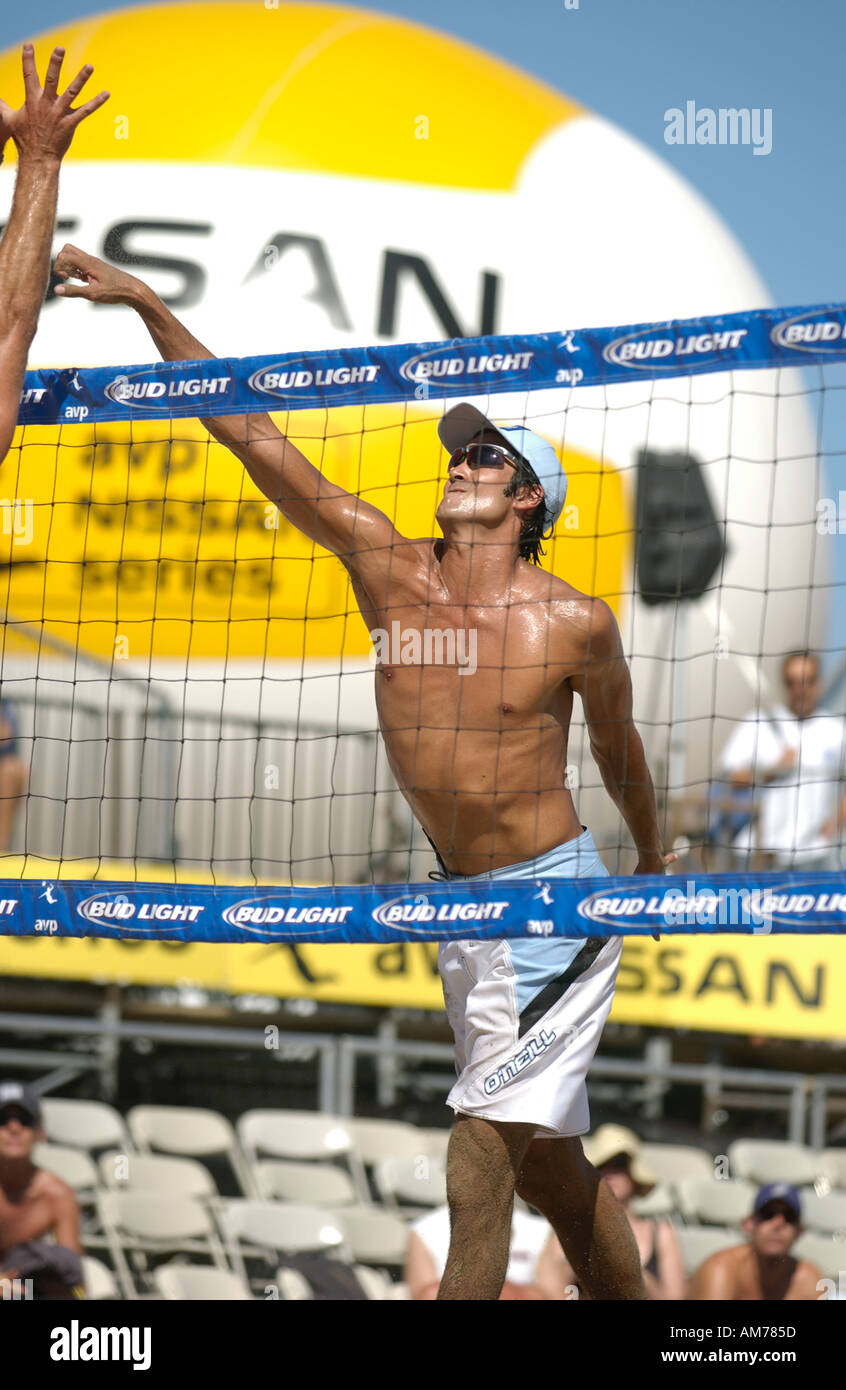 AVP Professional Beach Volleyball Kalifornien USA Stockfoto