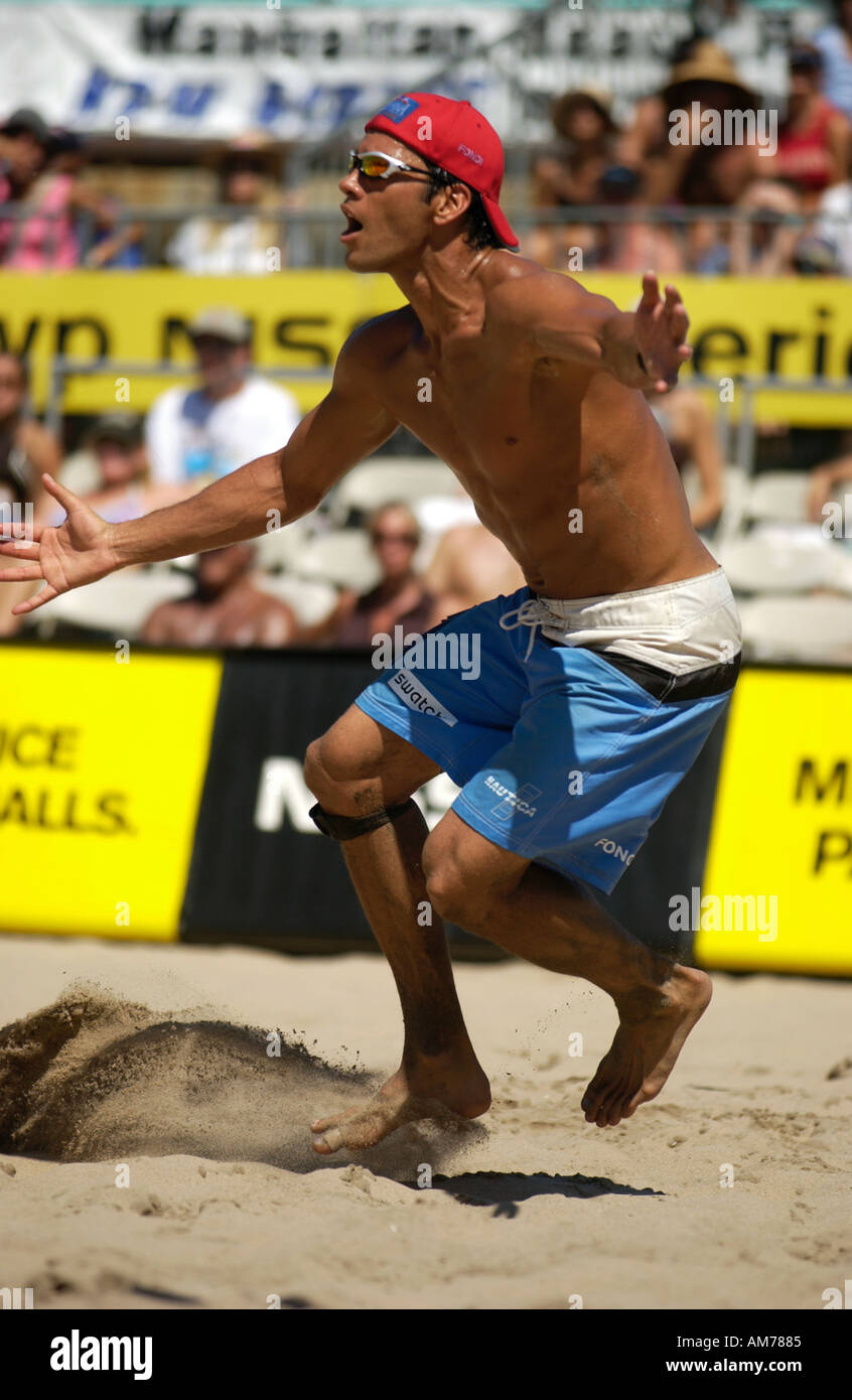 AVP Professional Beach Volleyball Kalifornien USA Stockfoto