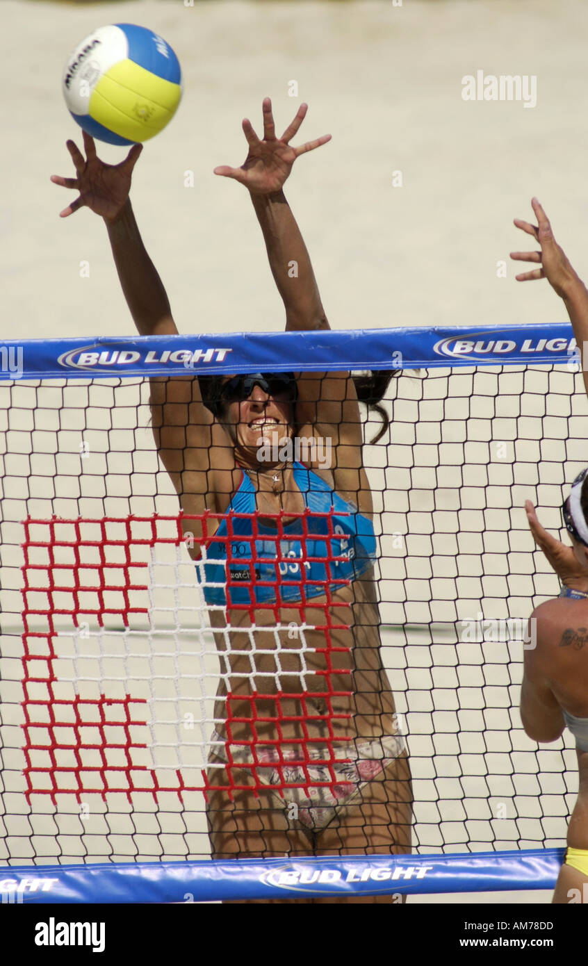 SWATCH FIVB World Tour pro Beachvolleyball Carson Kalifornien USA Stockfoto