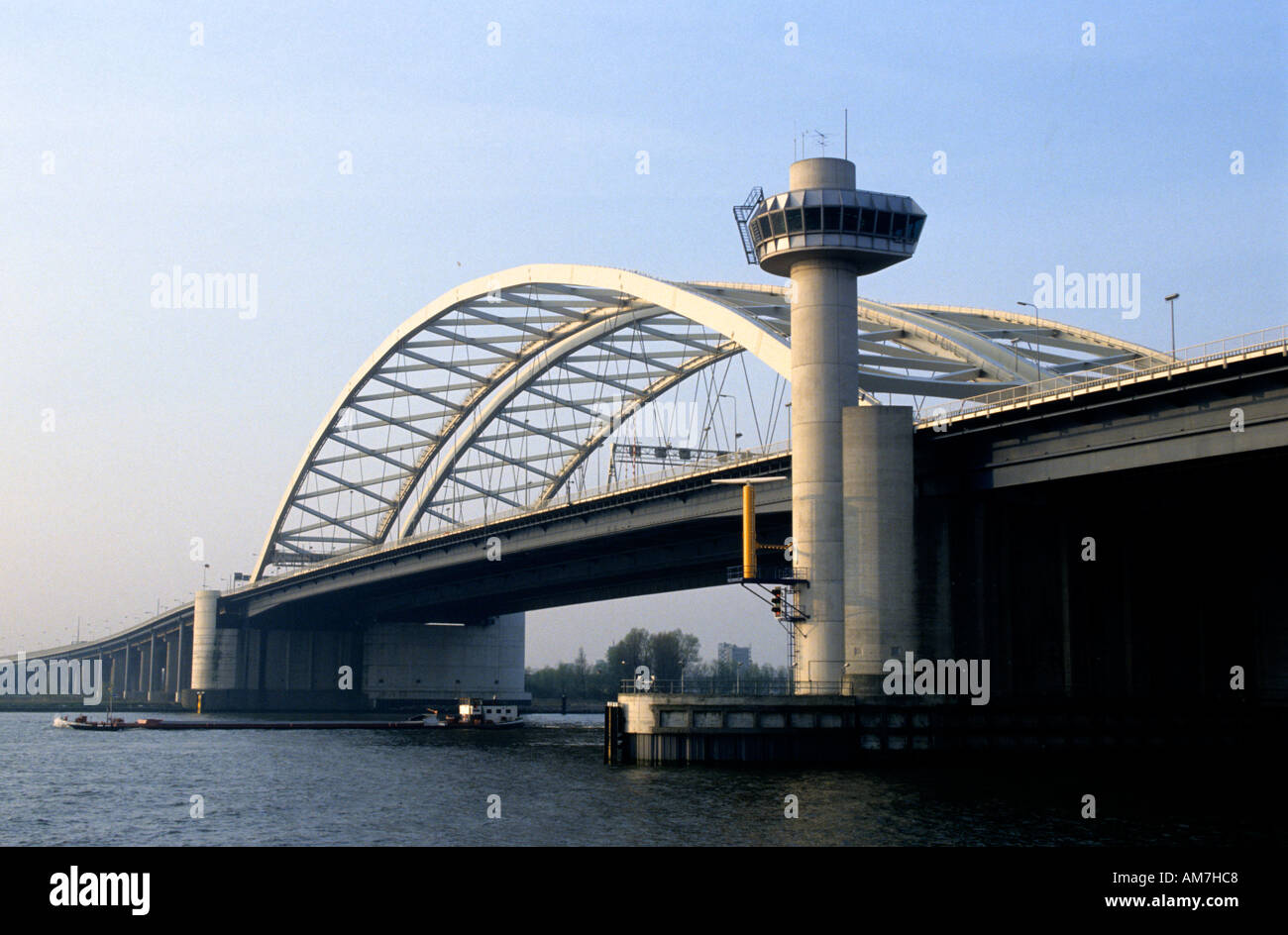 Niederlande Rotterdam Holland Zuid Holland Nieuwe Maas Brienoord Südbrücke Rotterdam Stockfoto