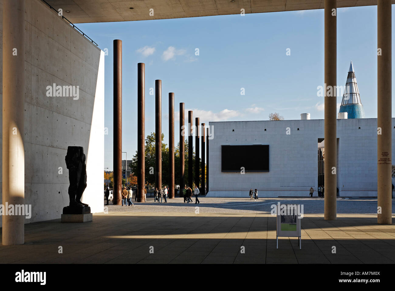 Kunstmuseum Bonn, Blick auf die Kunst- und Ausstellungshalle der Bundesrepublik Deutschland, NRW, Deutschland, Stockfoto