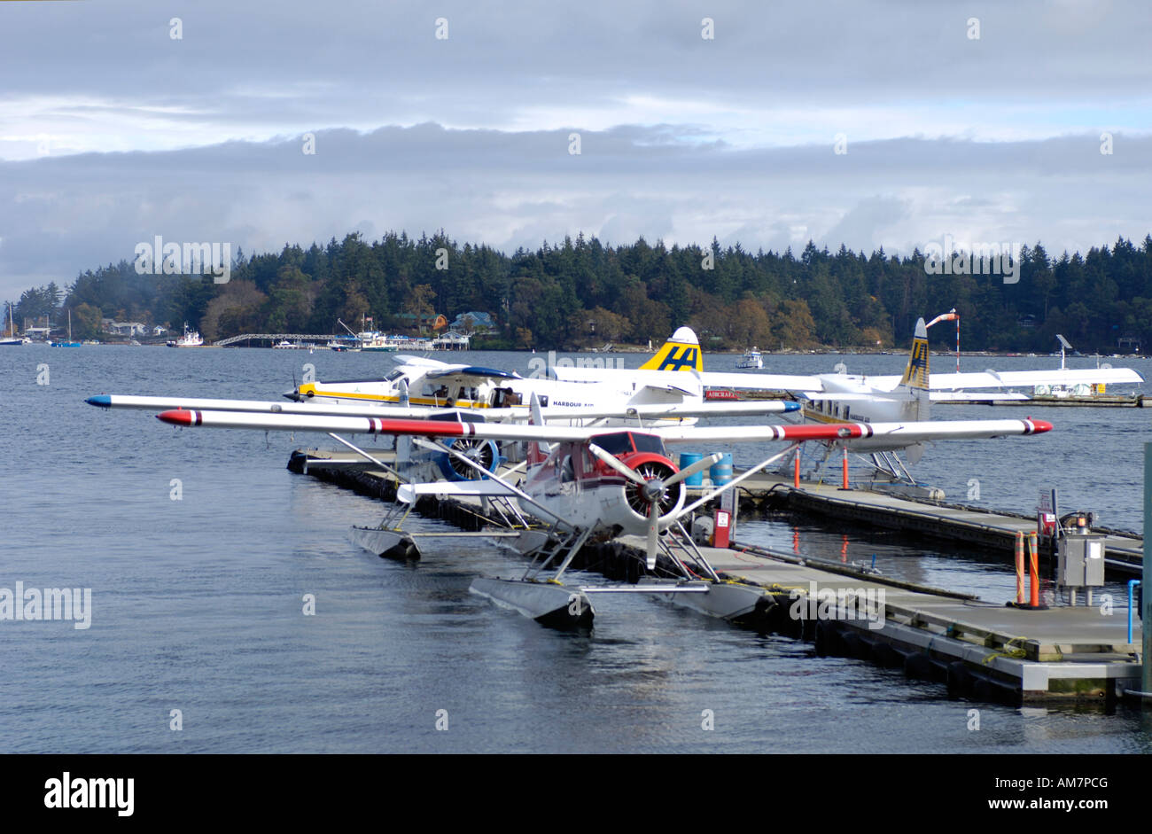 De Havilland Canada DHC-3 Otter Wasserflugzeug Nanaimo Harbour Stockfoto