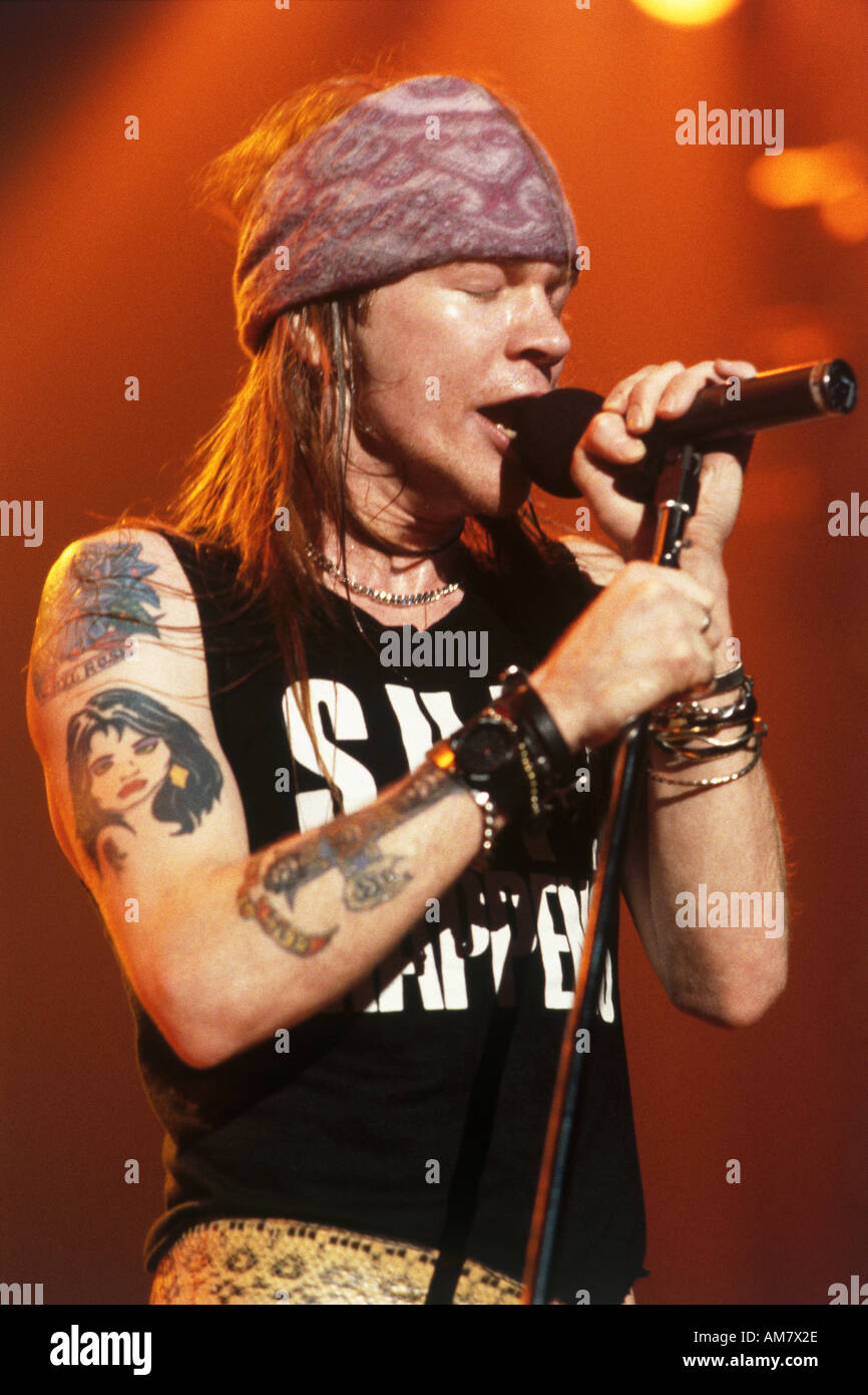 GUNS ' N ' ROSES Stockfoto