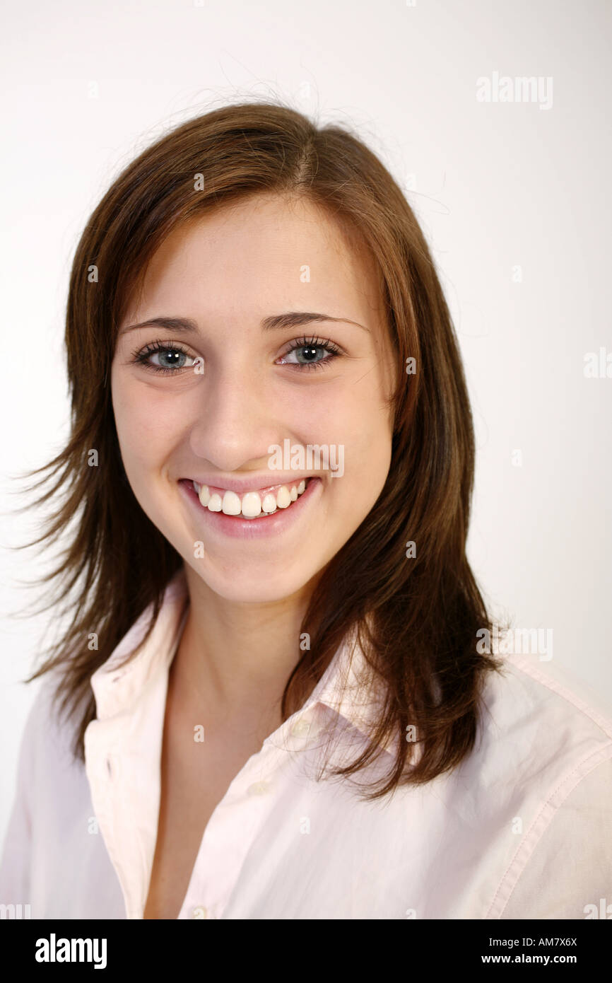 Porträt eines jungen Mädchens Stockfoto