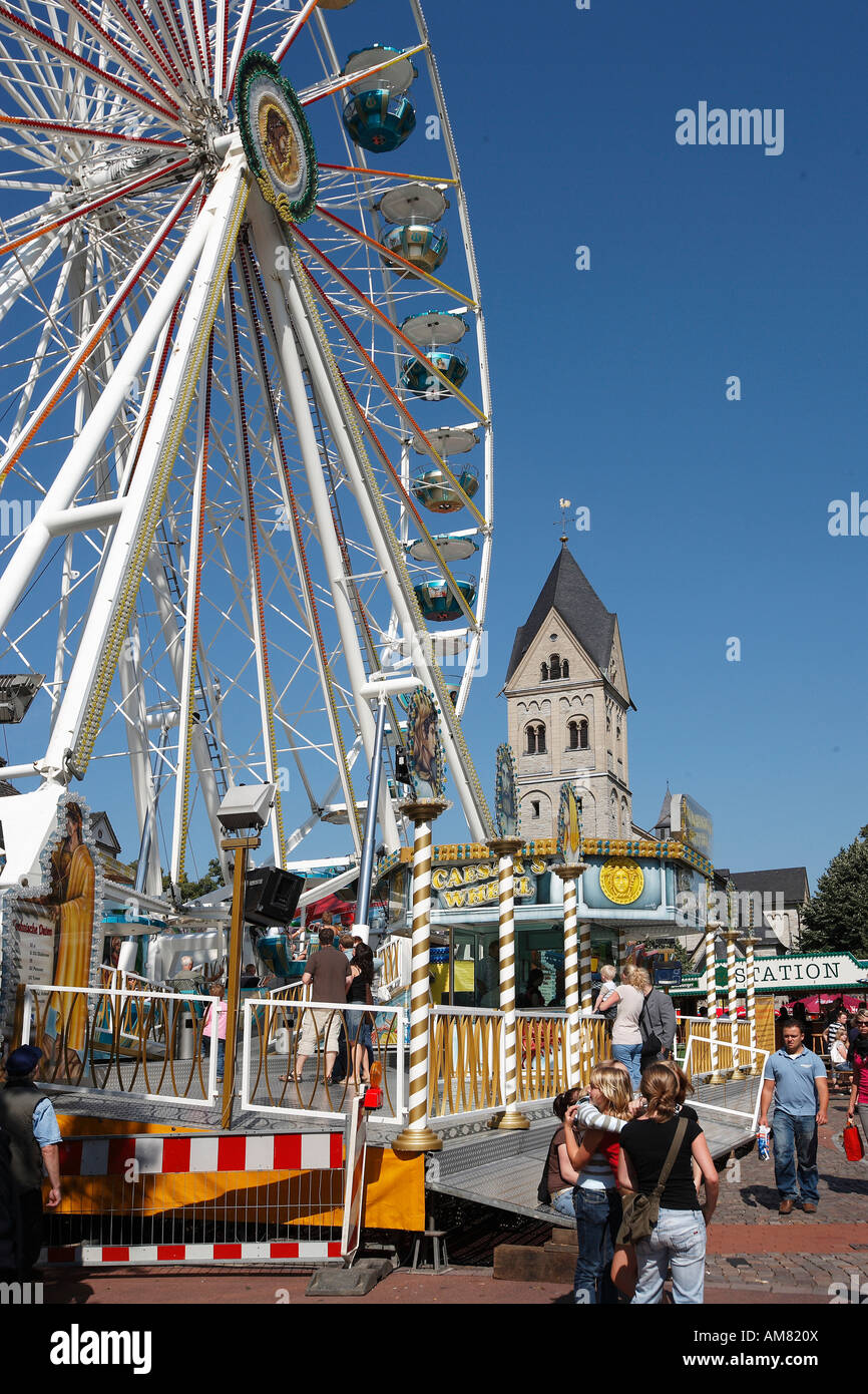 Riesenrad, Laurentius fair, Bergisch Gladbach, Nordrhein-Westfalen, Deutschland Stockfoto
