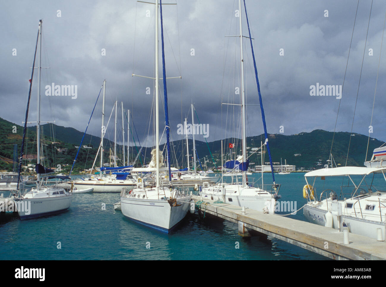AJ19965, Tortola, Britische Jungferninseln, Road Town, Karibik, BVI Stockfoto