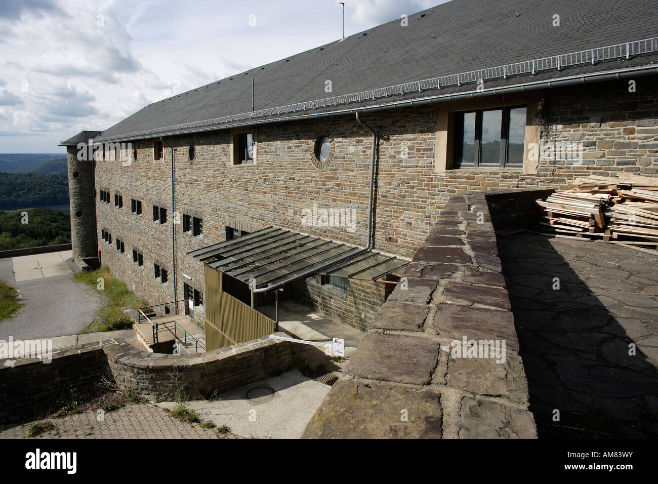 Einmalige NS-Ordensburg Vogelsang, Nordrhein-Westfalen, Deutschland Stockfoto