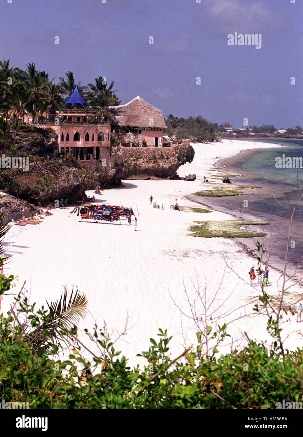 Nyali Beach in Mombasa in Kenia in Ostafrika Stockfoto