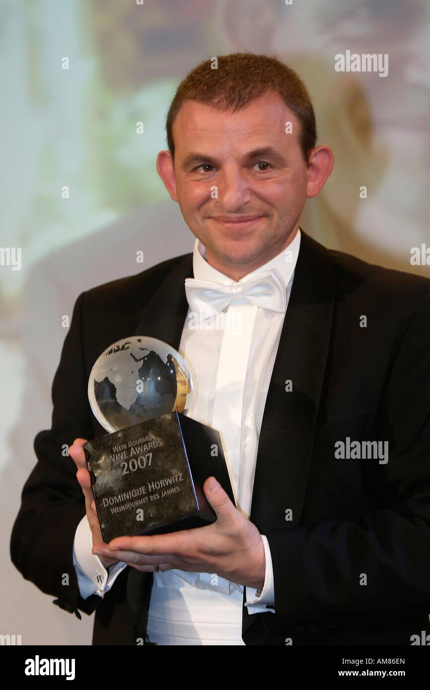 Grandhotel Schloss Bensberg, Wine Awards 2007, Weingourmet des Jahres 2007, Dominique Horwitz Stockfoto