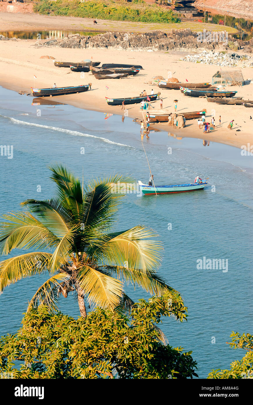 Karnataka, Indien Gokarna, Strand Stockfoto
