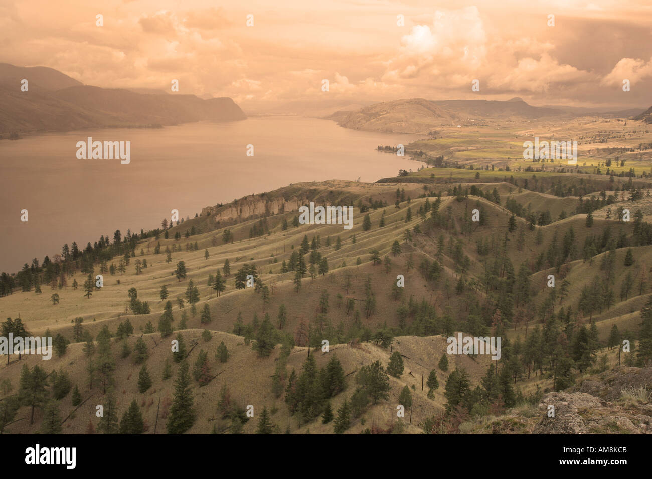 Kamloops Lake, British Columbia, Kanada Stockfoto