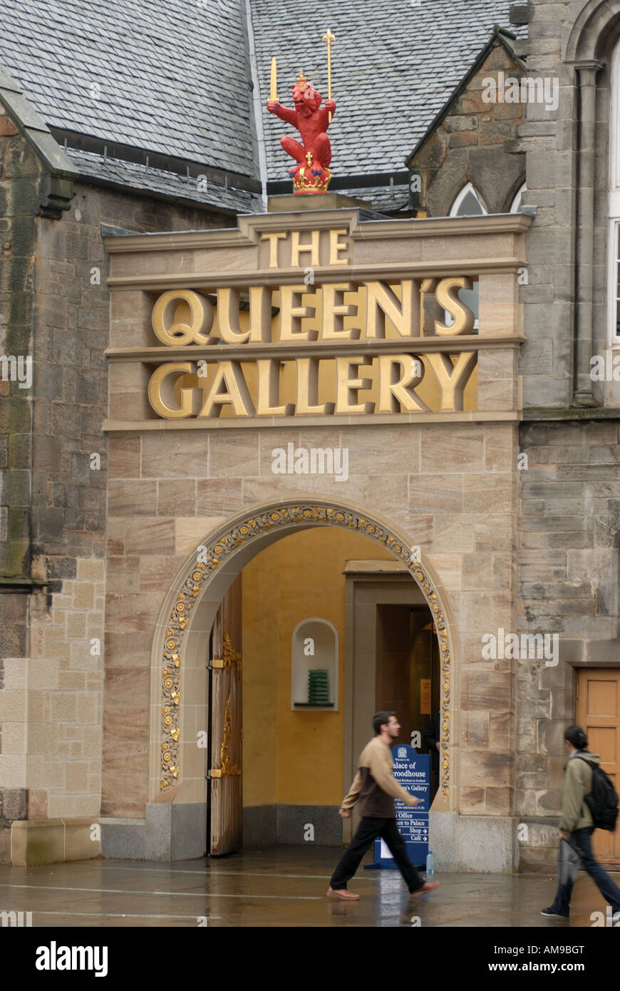 Königin der Galerie Museum Haupt Eingang Edinburgh Schottland Stockfoto