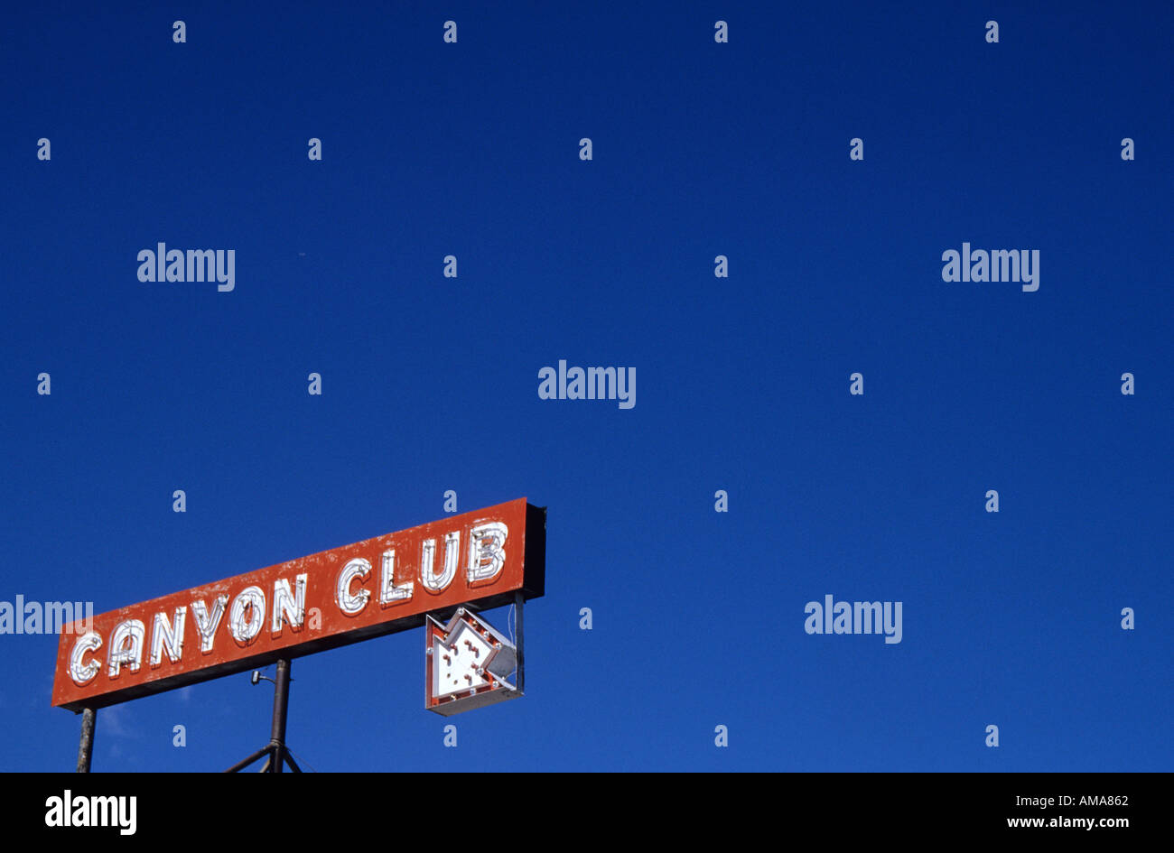 Motel-Schild Williams Arizona USA Stockfoto