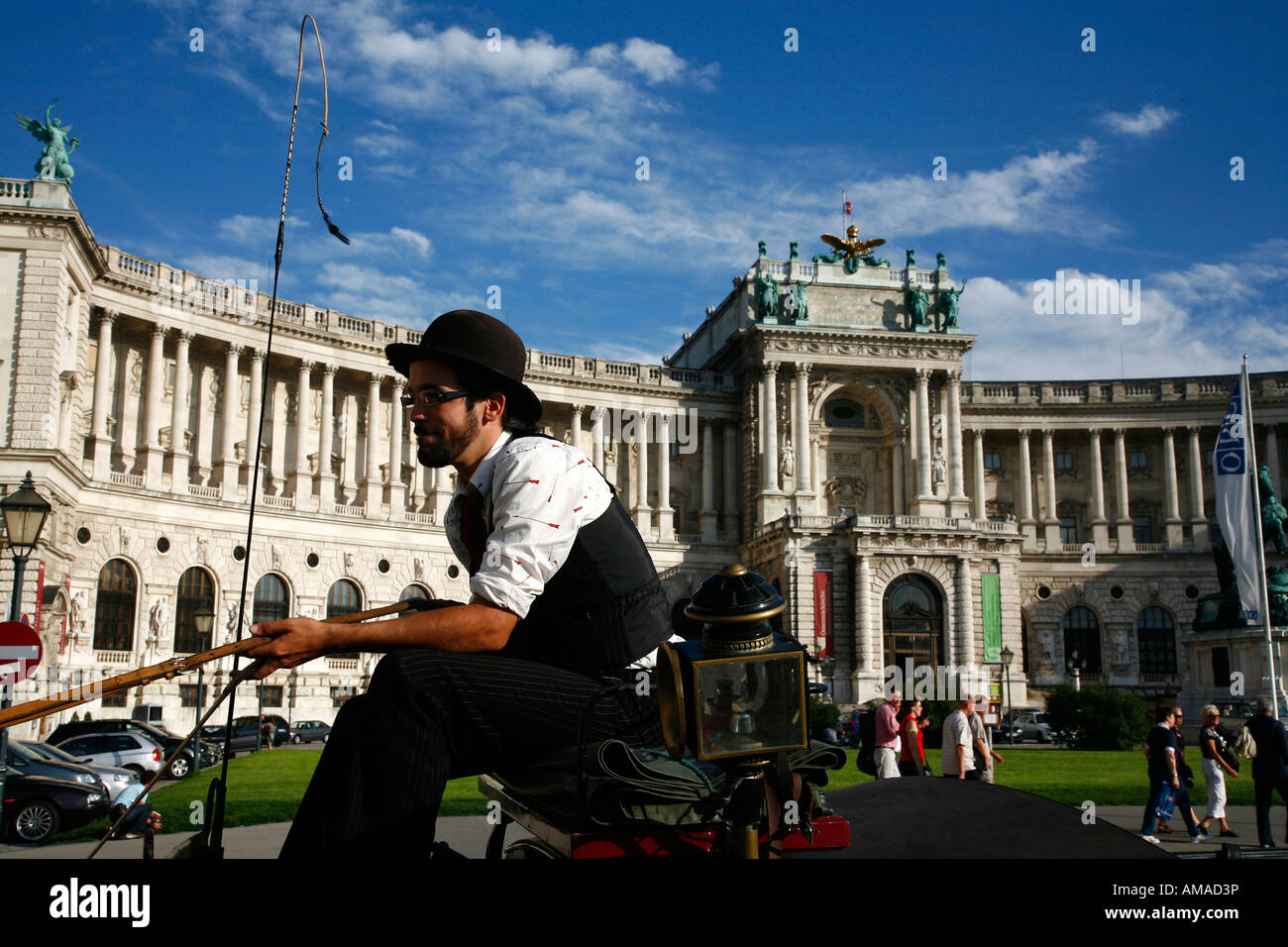 August 2008 - die Hofburg Palace Wien Österreich Stockfoto