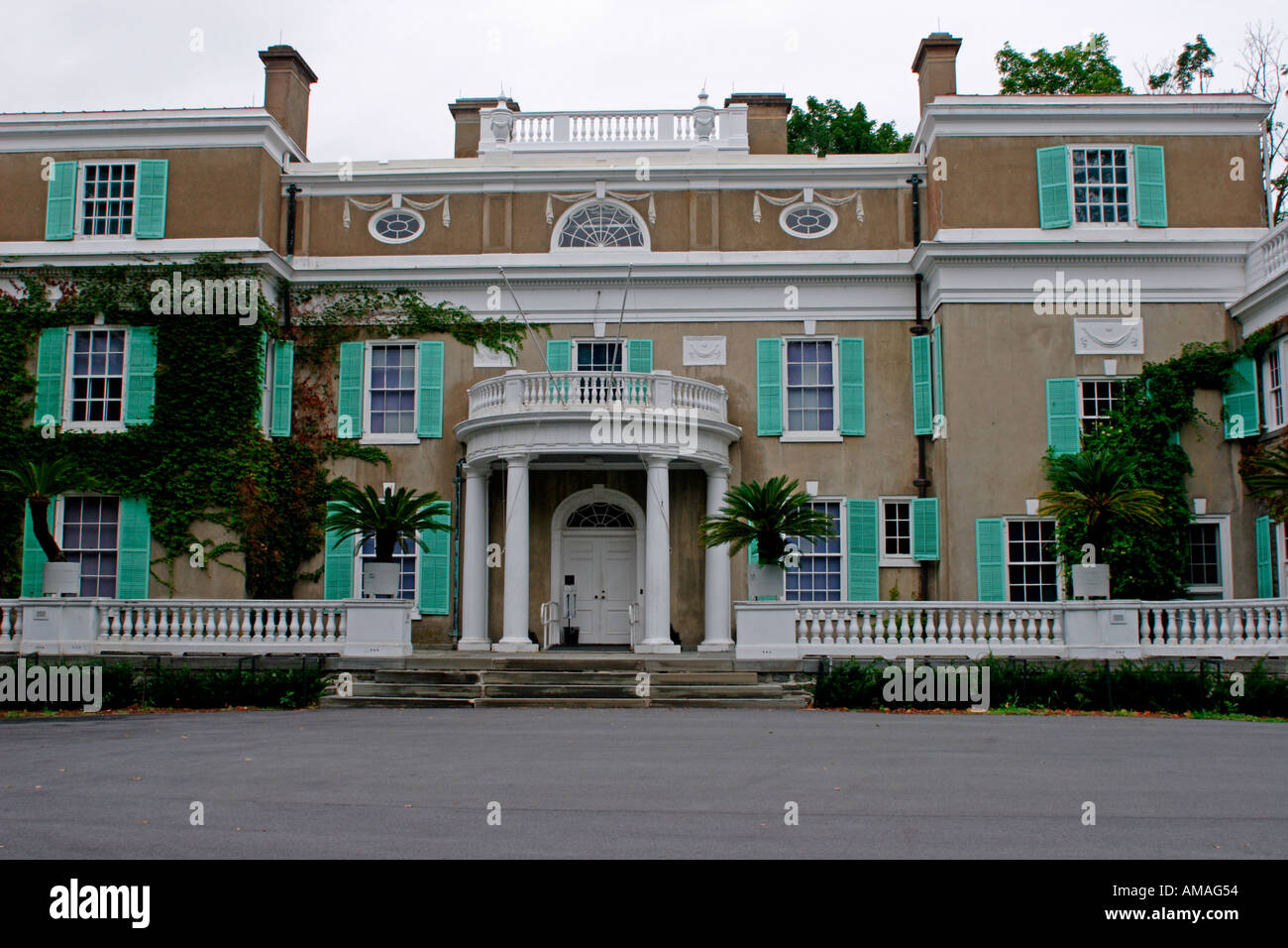 Springwood die Heimat der Franklin Delano und Eleanor Roosevelt Hyde Park, NY USA Stockfoto