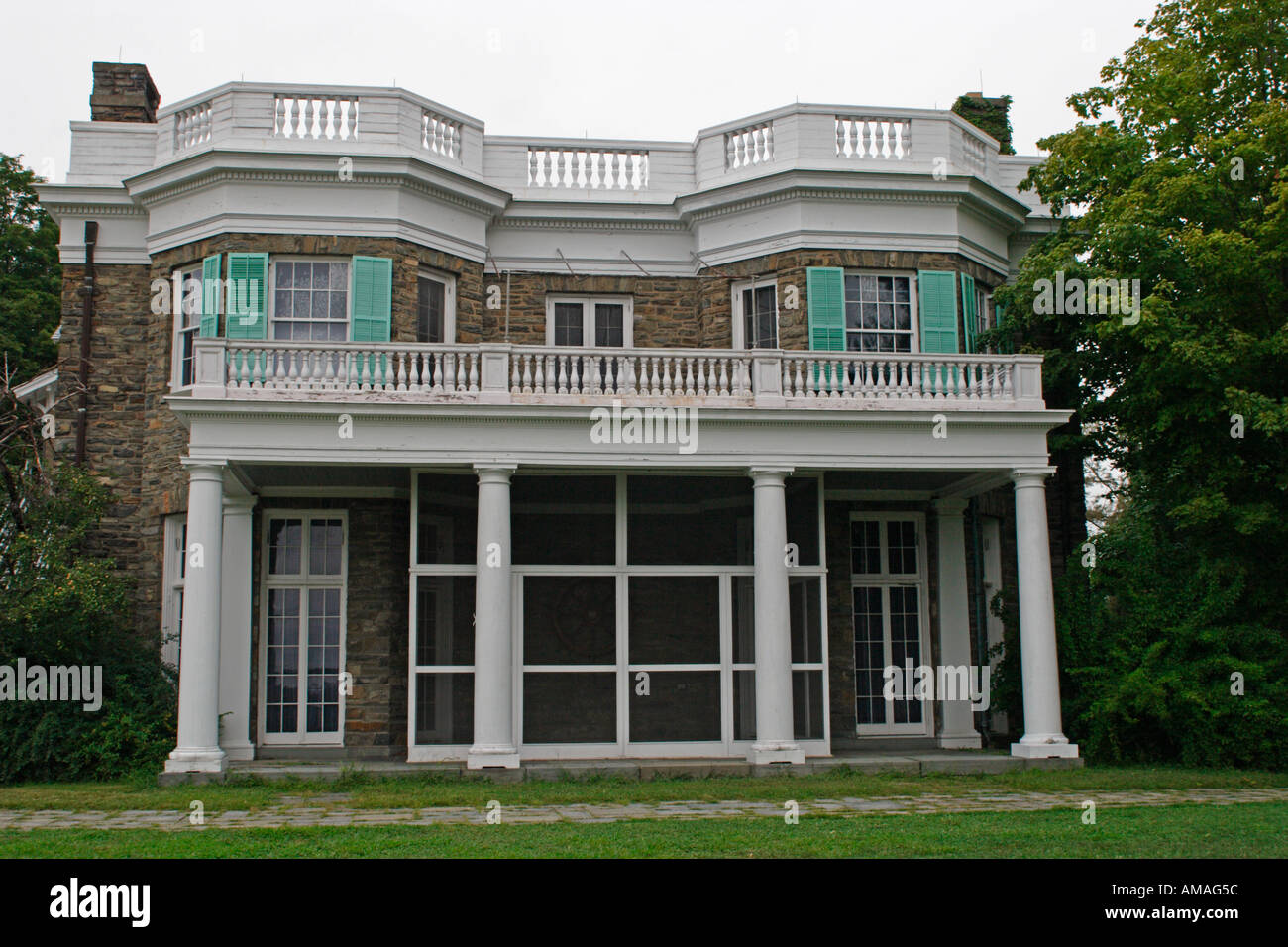 Springwood die Heimat der Franklin Delano und Eleanor Roosevelt Hyde Park, NY USA Stockfoto