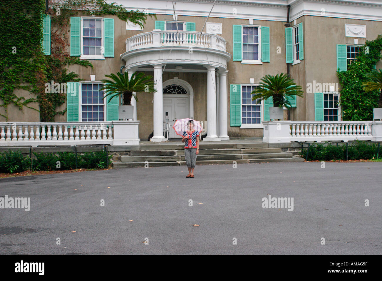 Springwood die Heimat der Franklin Delano und Eleanor Roosevelt Hyde Park, NY USA Stockfoto