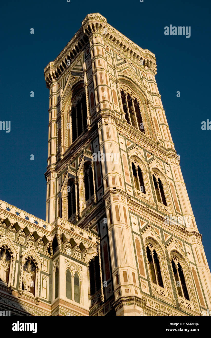 Campanile in Florenz Stockfoto