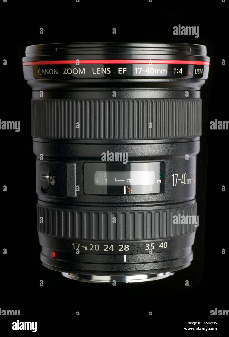 Canon L-Serie Objektiv 17-40mm-zoom Stockfoto