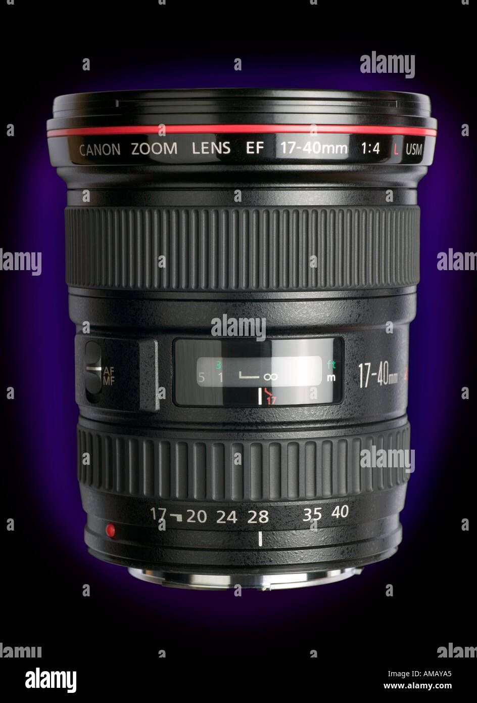 Canon L-Serie Objektiv 17-40mm-zoom Stockfoto