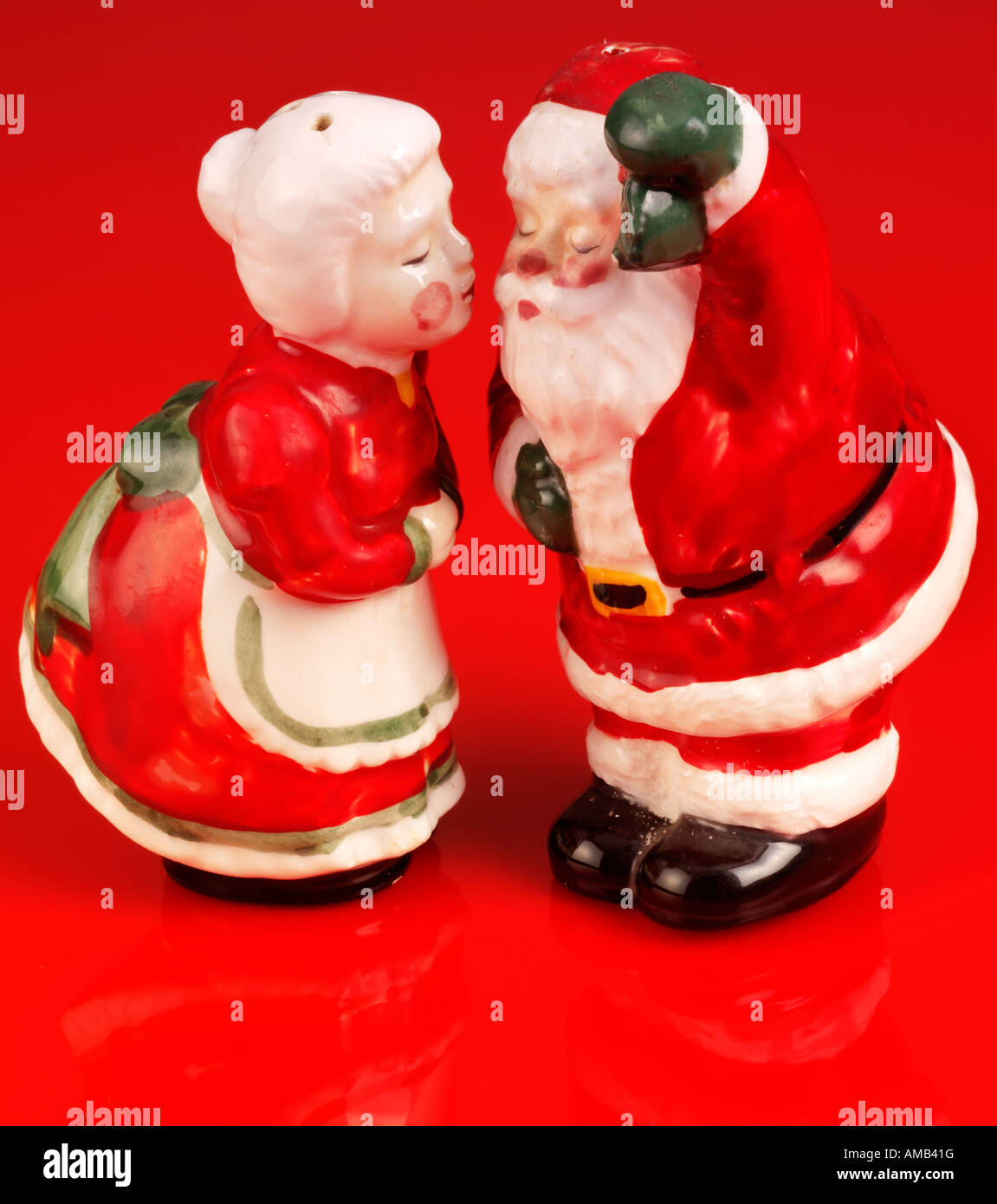 WEIHNACHTEN-SALZ UND PFEFFER Stockfoto