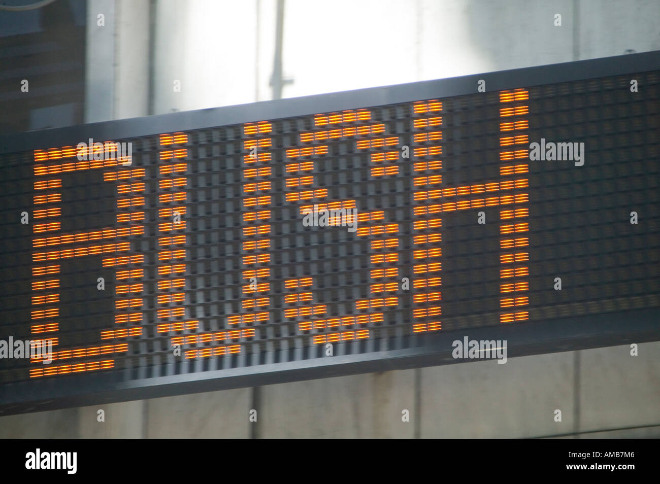 Dow Jones Times Square elektronischen Newsticker Januar 2005 Stockfoto