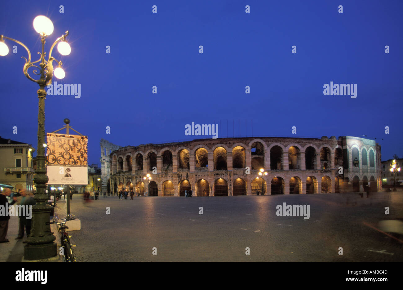 Der Roman Arena von Verona Italien aus dem ersten Jahrhundert n. Chr. Stockfoto