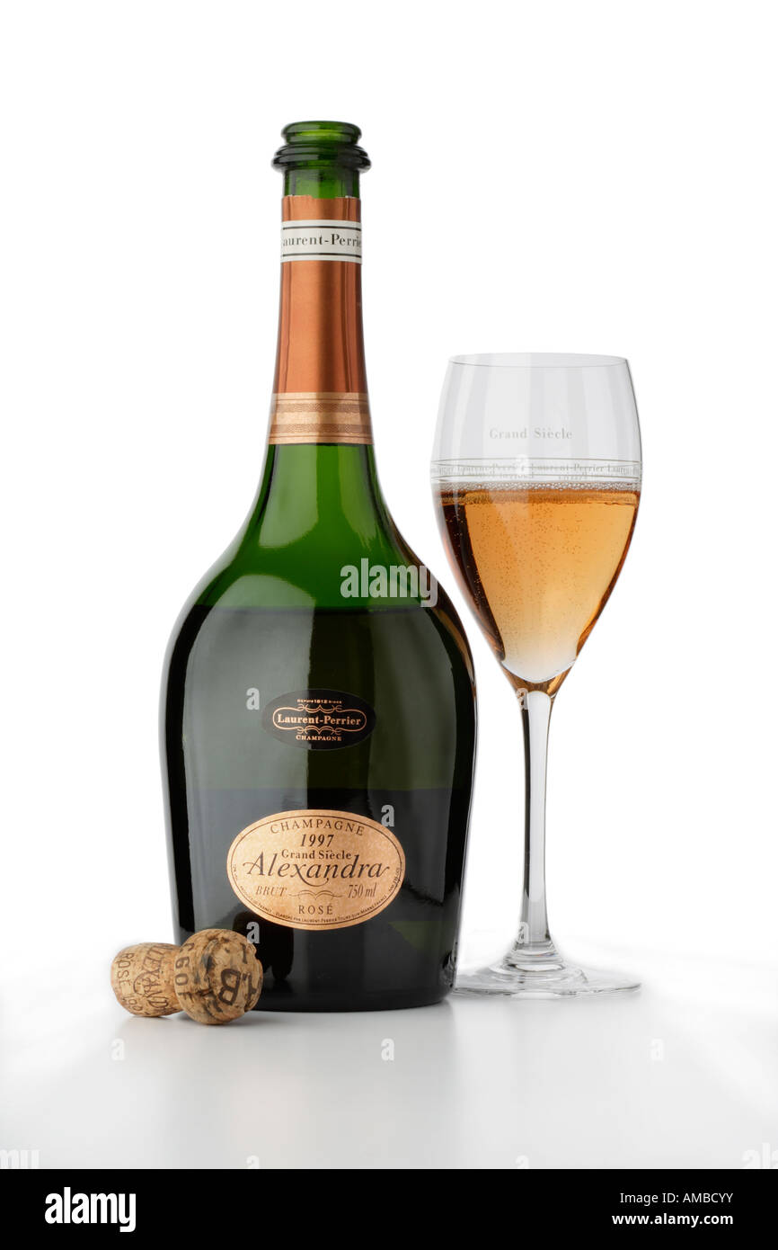 Laurent Perrier Alexandra Rose Champagner 1997 Stockfotografie - Alamy