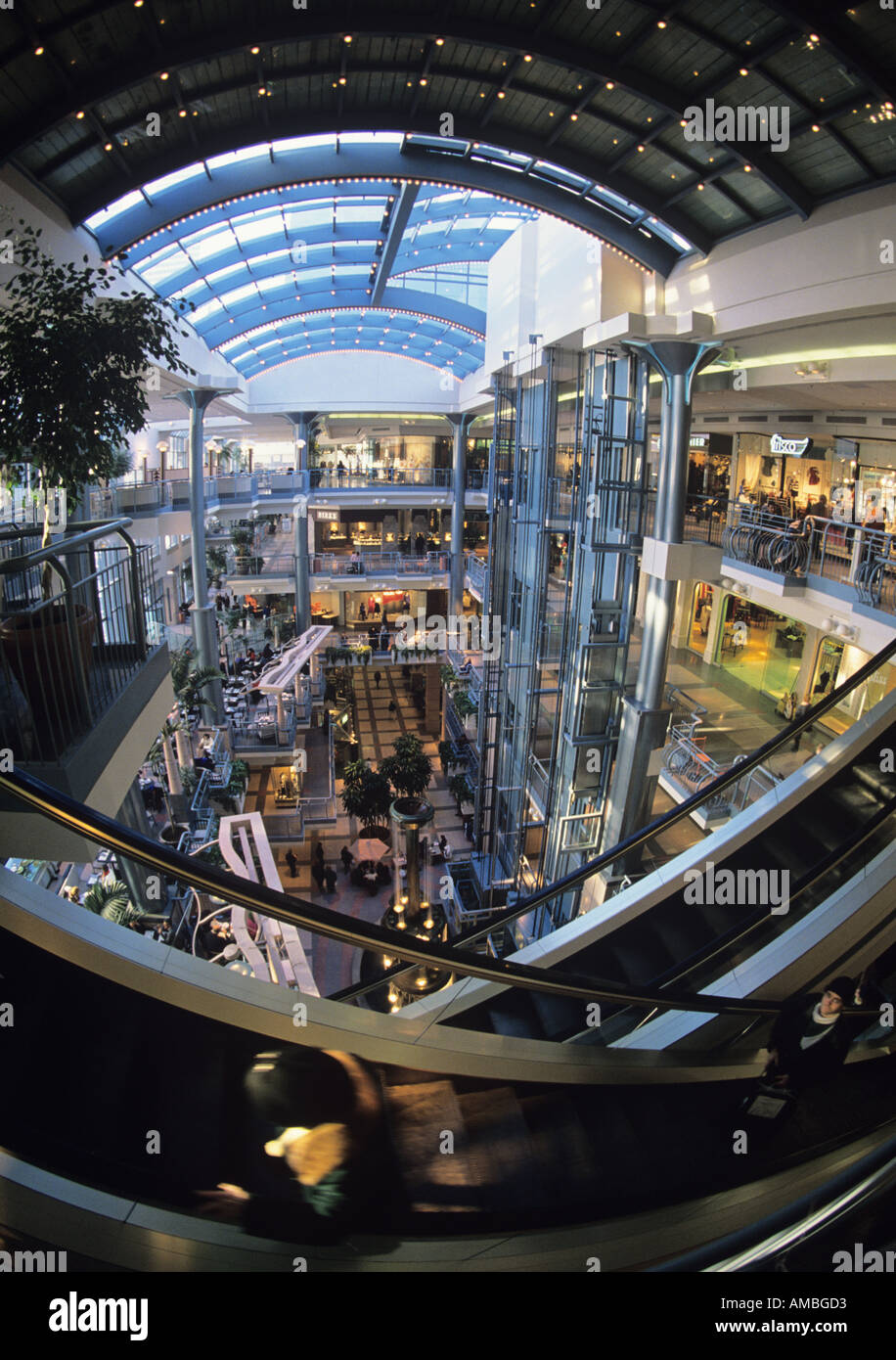 Montreal Vertrauen Plaza City Centre Shopping Mall in Montreal Quebec Kanada Stockfoto