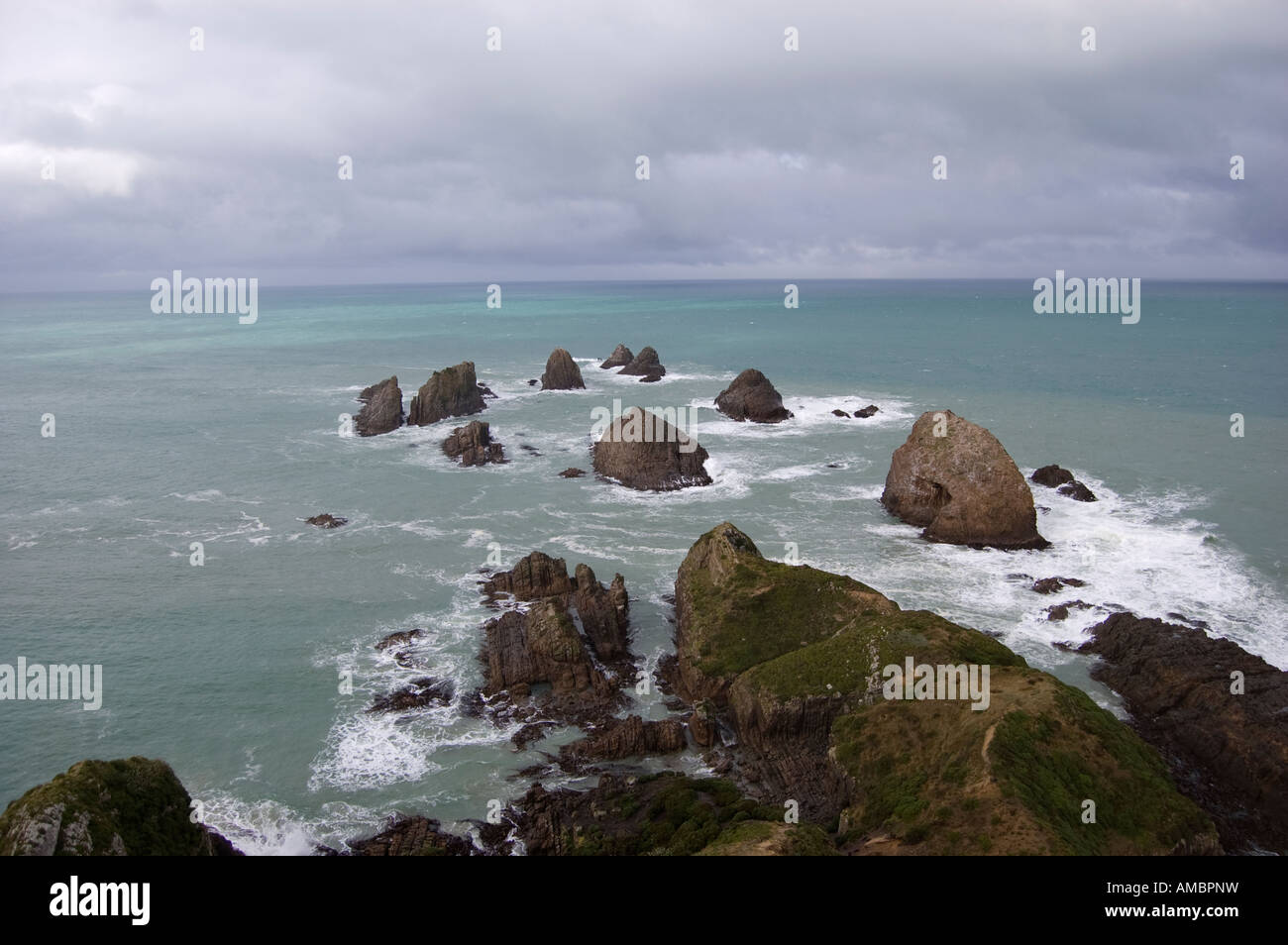 Nugget Point Catlins Neuseeland Stockfoto