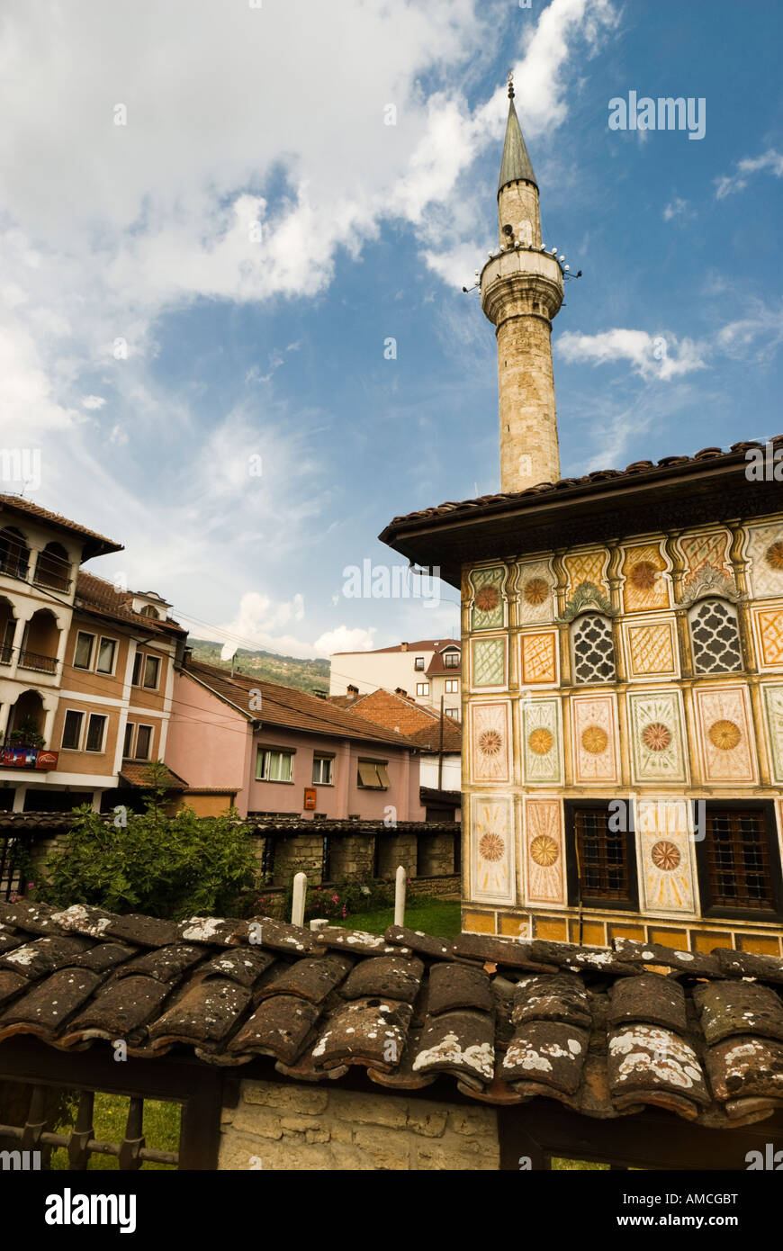 Alaca Moschee (lackiert) in der Stadt von Tetovo, Mazedonien Stockfoto