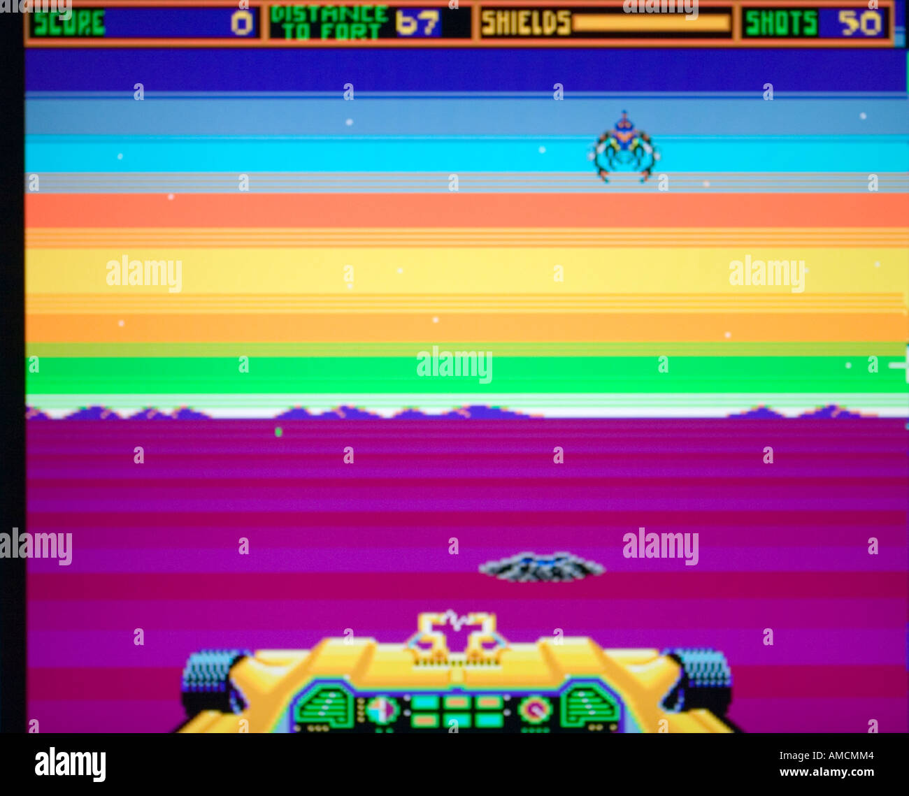 Nacht Stocker Bally Sente Inc 1986 Vintage Arcade Videospiel Screenshot - nur zur redaktionellen Nutzung Stockfoto