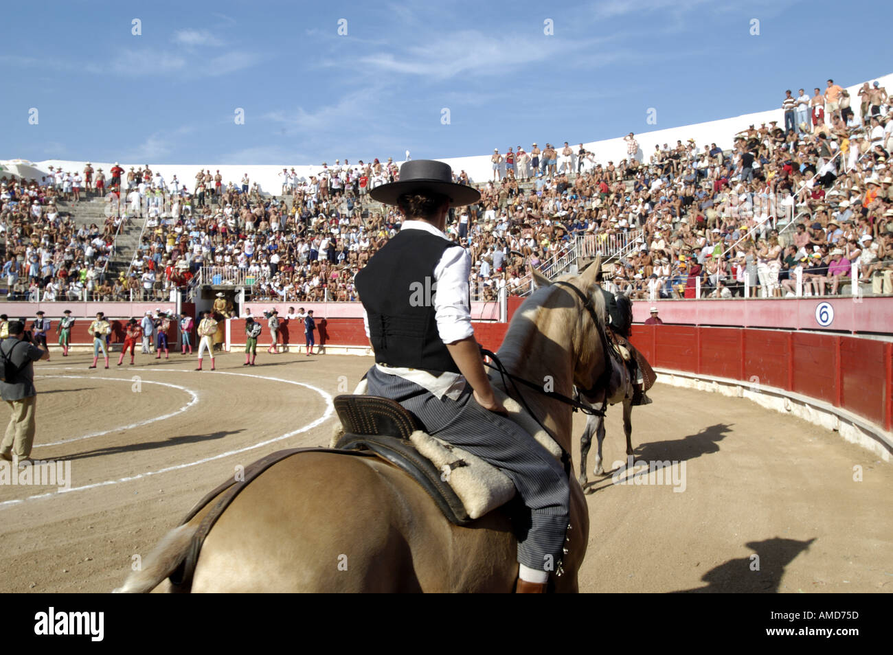 Stierkampf in Mallorca Spanien Mallorca Mittelmeer Süd Europa Corrida de Toros Torero Stockfoto