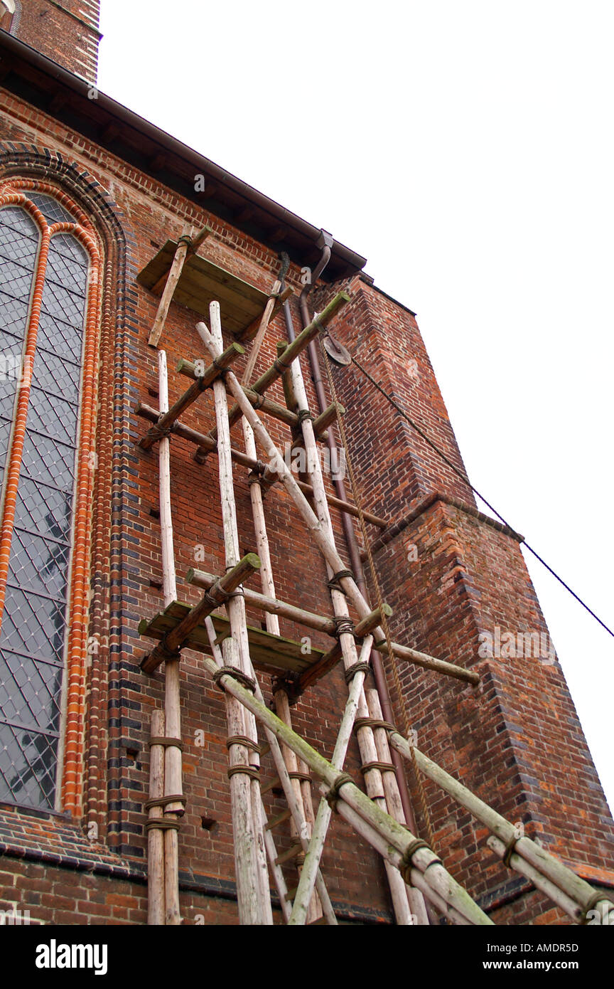 Kirchenbau Altes Holzgeruest Kirchengebäude alte historische Holz ...