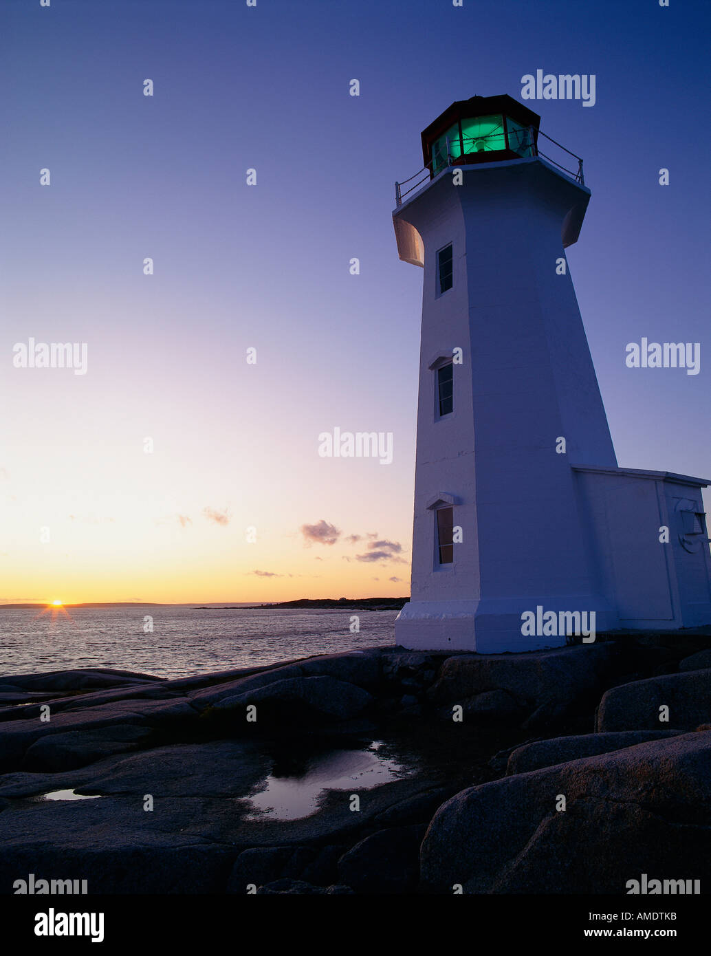 Keine Proprety Release Leuchtturm Peggys Cove, Nova Scotia, Kanada Stockfoto
