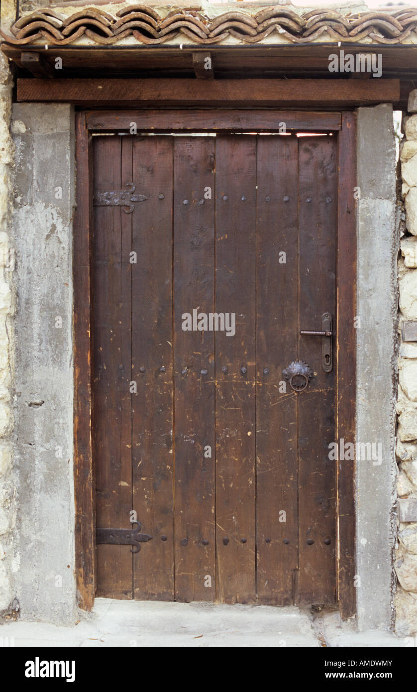 Tür, Altstadt Nessebar, Bulgarien Stockfoto