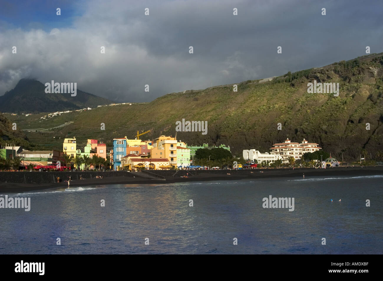 Puerto de Tazacorte-la Palma-Kanarische Inseln-Spanien Stockfoto