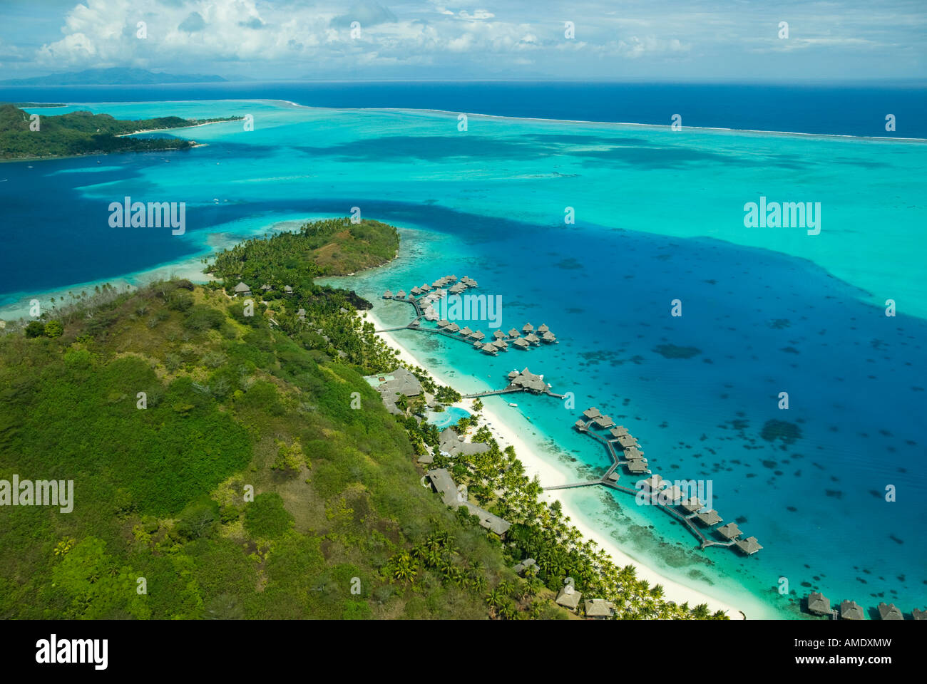 Bora Bora, FranzösischPolynesien. Bora Bora Nui Resort Spa auf Motu