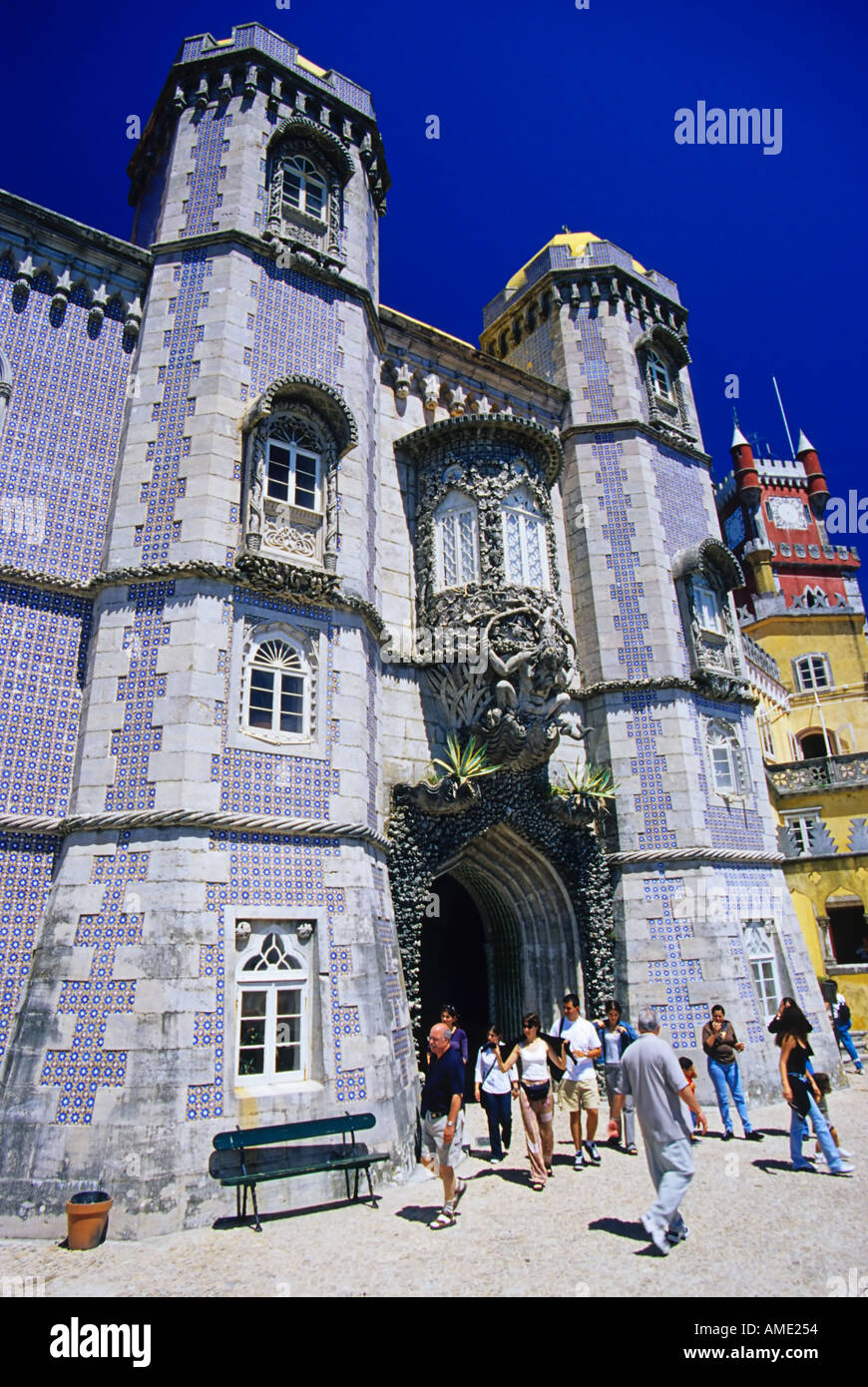 Pena-Palast - Palacio da Pena, Sintra, Lissabon, Portugal Stockfoto