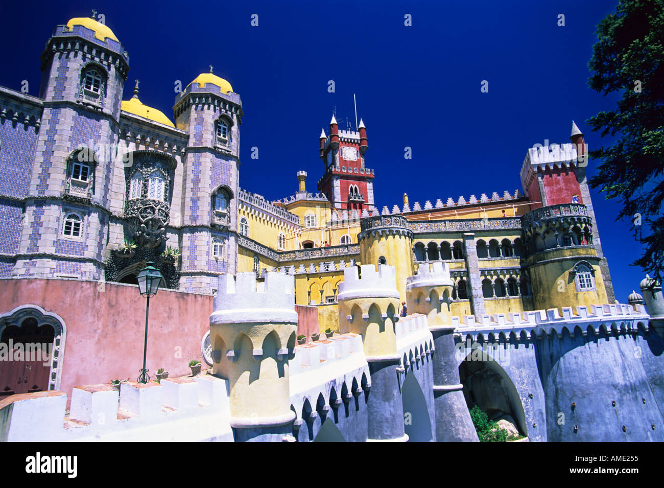 Pena-Palast - Palacio da Pena, Sintra, Lissabon, Portugal Stockfoto