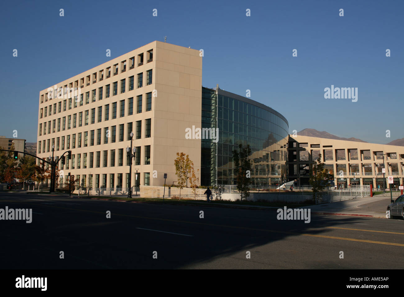 Salt Lake City Public Library Utah USA Oktober 2007 Stockfoto