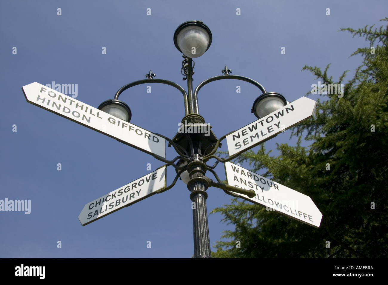 Wegweiser Stockfoto