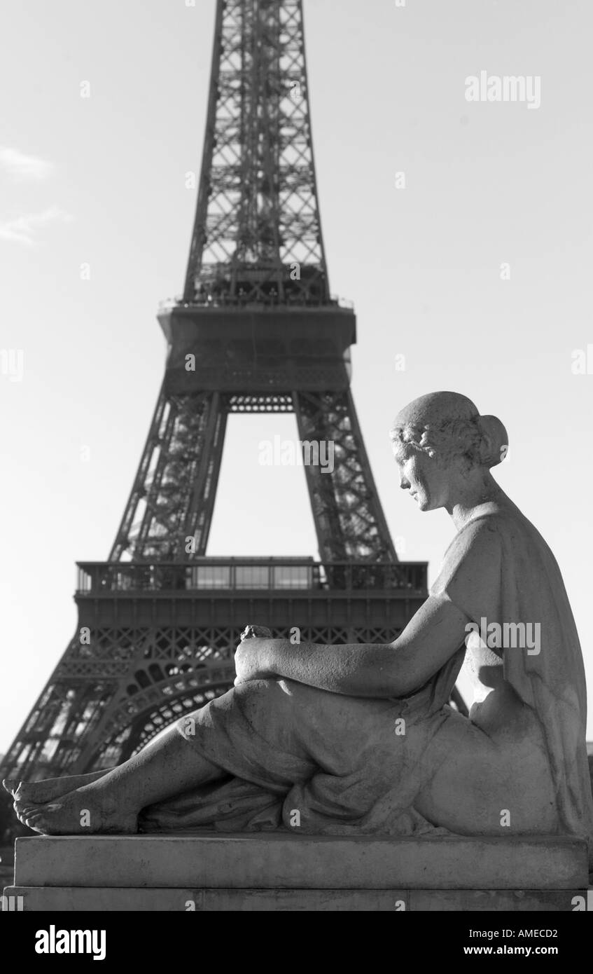 Eiffelturm Paris Stockfoto