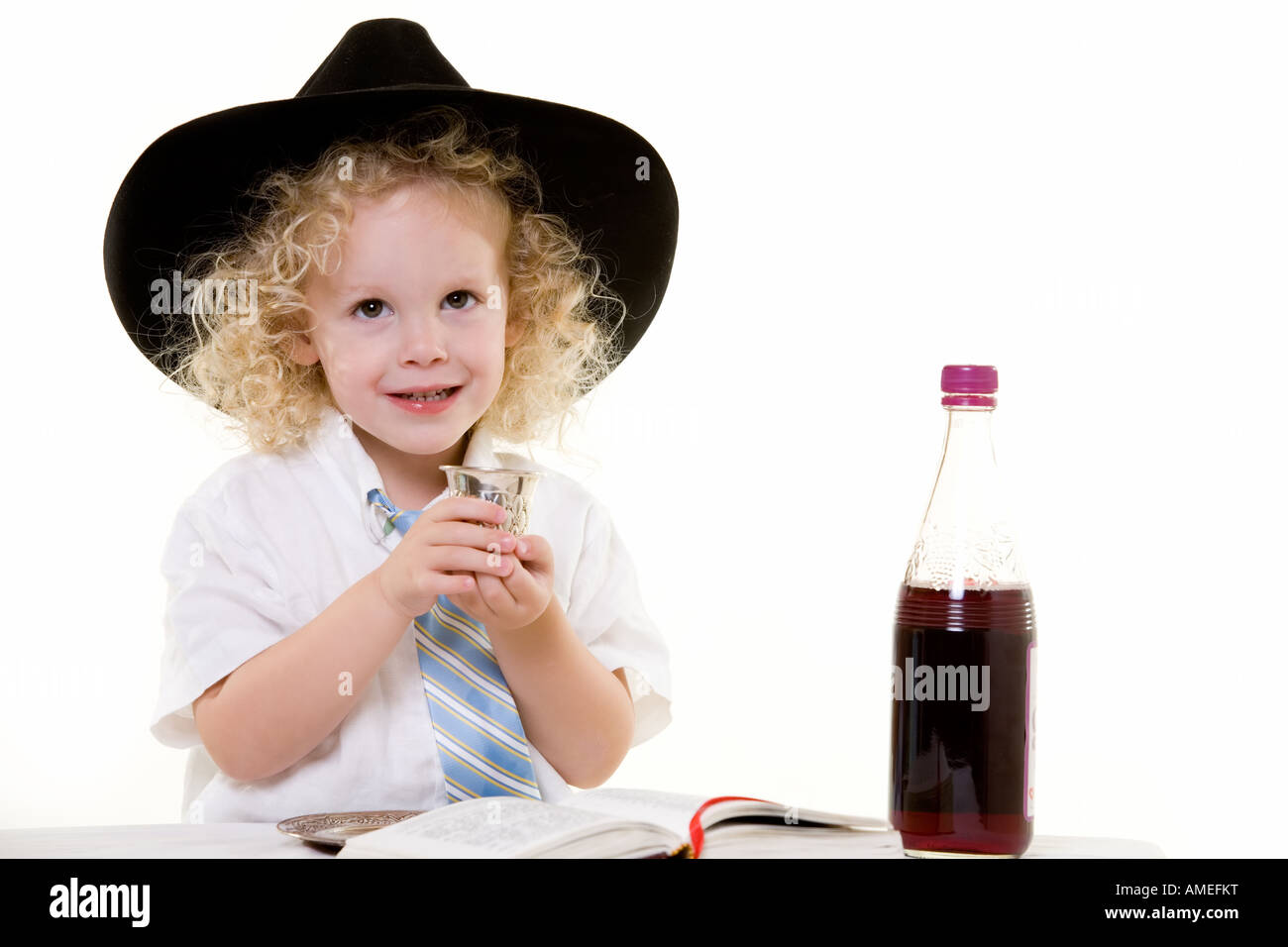 Jüdischen Sabbat-ritual Stockfoto