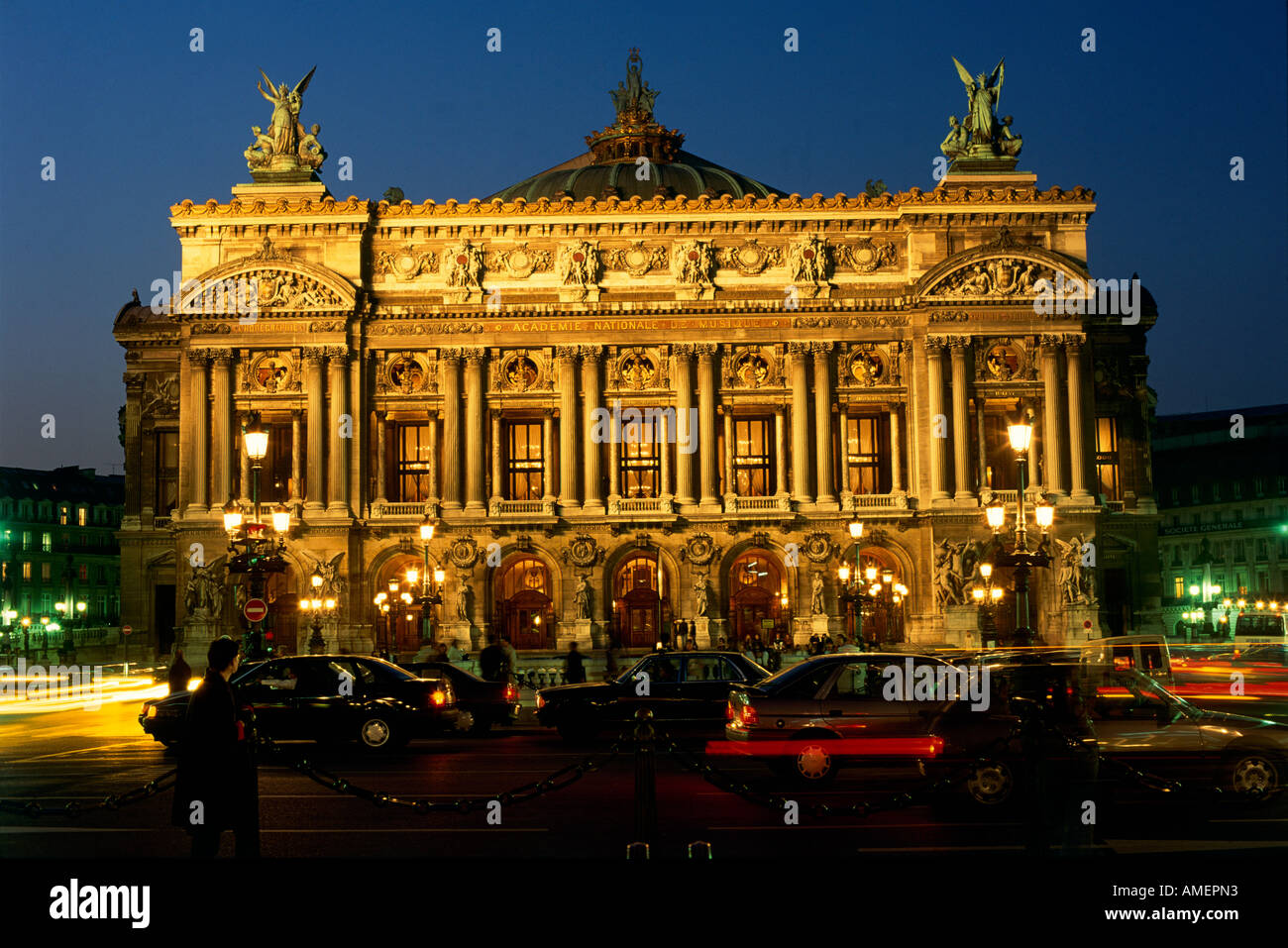 Die Paris Oper von Charles Garnier entworfen, als ein Denkmal für Kunst, Luxus, Freude Stockfoto