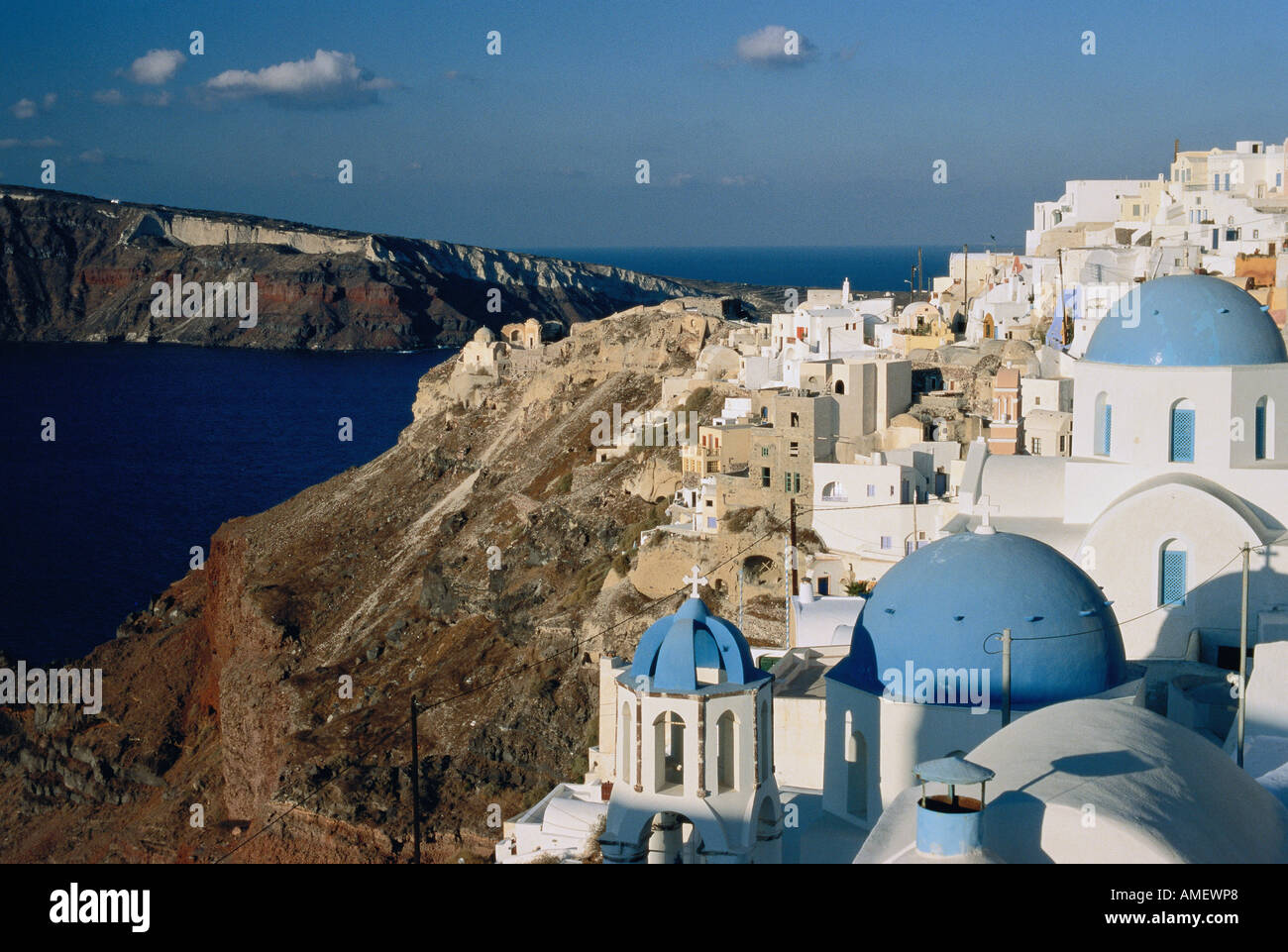 Oia, Santorini Griechenland Stockfoto