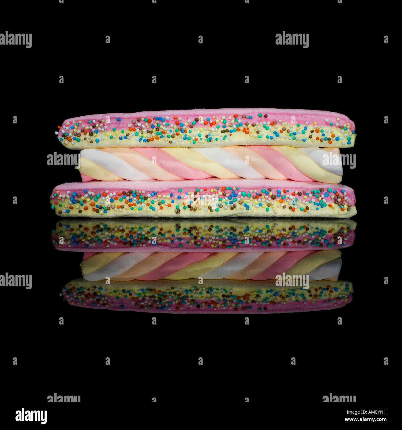 Zucker-sandwich Stockfoto