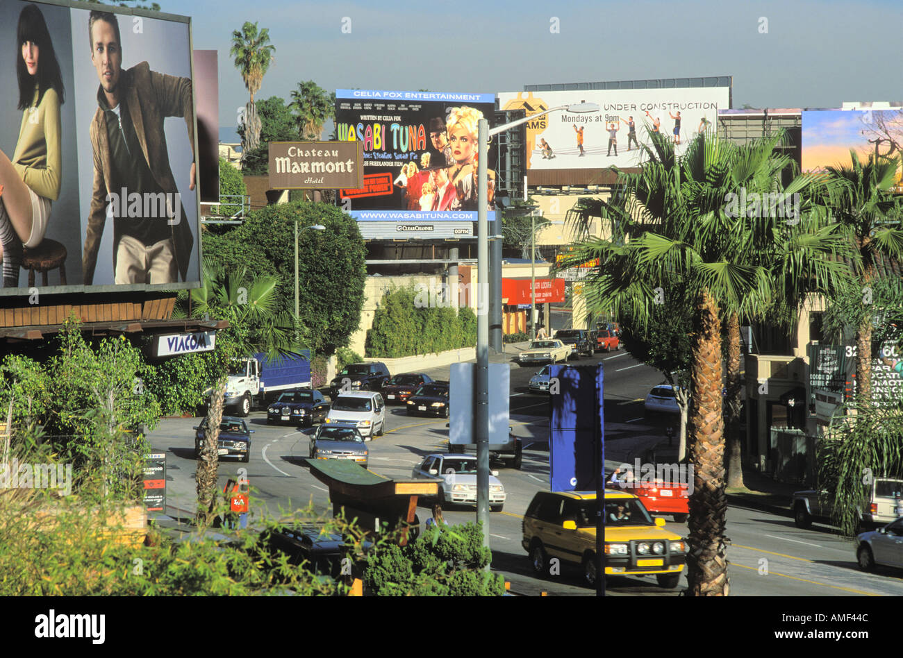 Sunset Strip Sunset Boulevard West Hollywood Los Angeles Kalifornien  Stockfotografie - Alamy